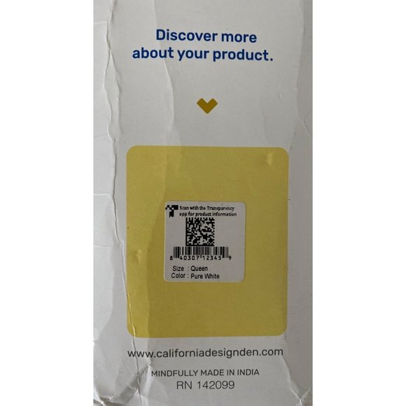 California Design Den Softest 100% Cotton Sheets Queen Set 4 Pc Set 400 Thread C - Picture 3 of 5